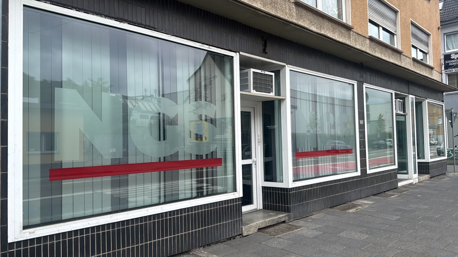 Außenansicht des NGS-Büros in der Hagener Straße, Siegen